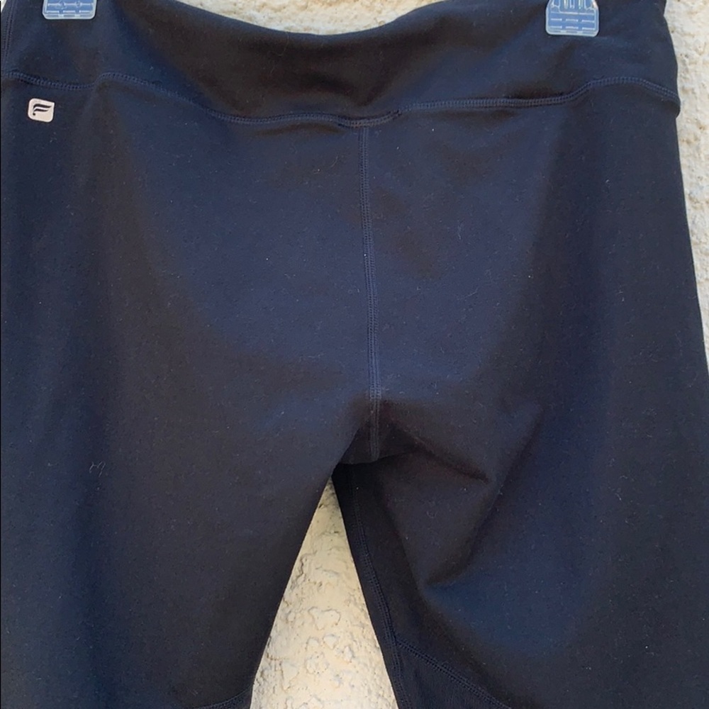Fabletics Black Leggings With Mesh Back Panels - image 5